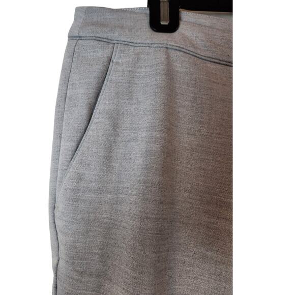 H&M Heather Gray Slacks Womens Sz 14 Trouser Work Office Pants Flat Front Career - Picture 13 of 16